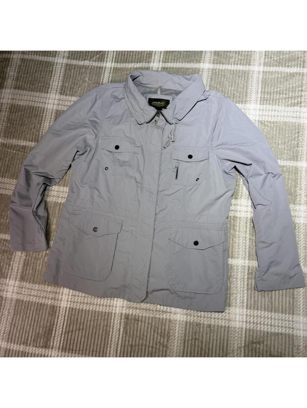 Eddie Bauer Women's Grey and Blue Jacket